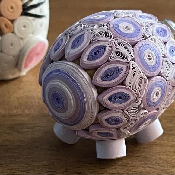 Quilled Bunny and Lamb Figurines - Picture 10 of 14